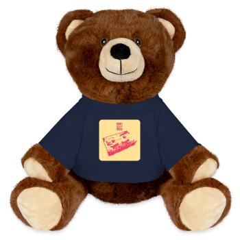 Kids from the 90s - THE GOLD ONE - MiniFeet® RecycelBär® Braun - French Navy - Vorne