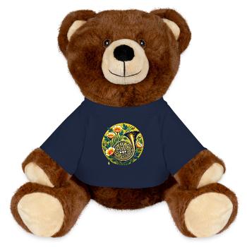 Waldhorn - MiniFeet® RecycelBär® Braun - French Navy - Vorne