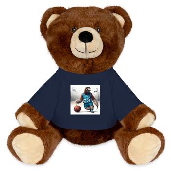 Paresseux Basket-ball Tramp 23 - Nounours RecycelBär® marron - bleu marine - Devant