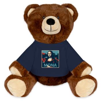 Mona Lisa - MiniFeet® RecycelBär® Braun - French Navy - Vorne