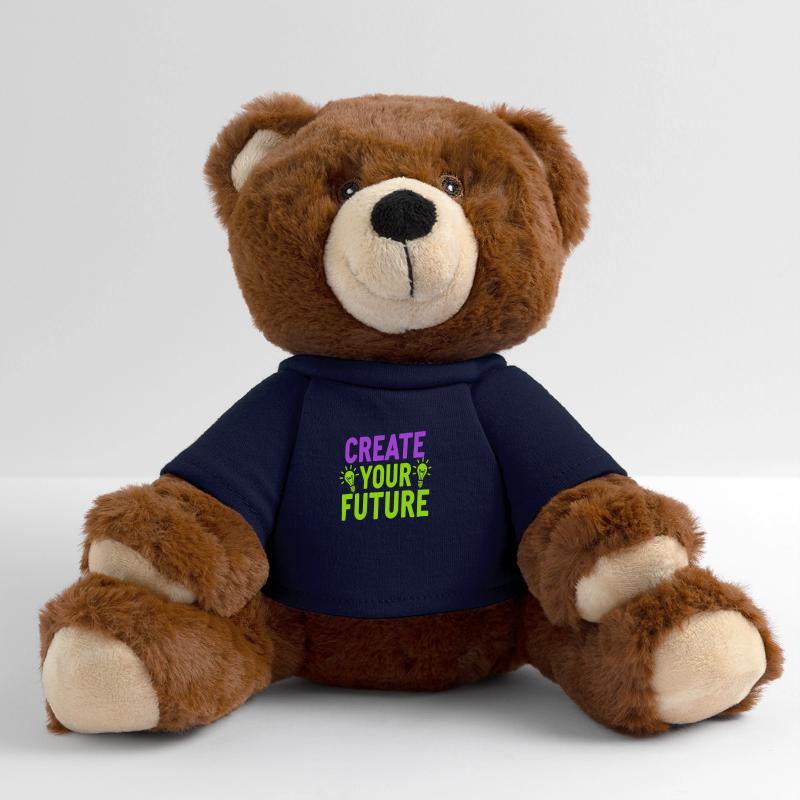 Create Your Future Light Bulb MiniFeet® RecycelBär® Teddy Bear Brown
