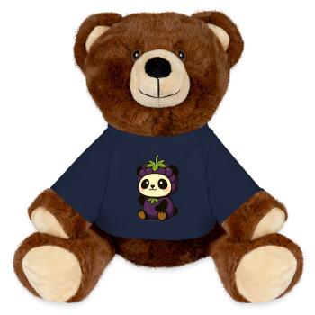 Blackberry Bears Fruity, Sweetness to Cuddle - MiniFeet® RecycelBär® Teddy Bear Brown - french navy - Front