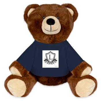 Luxuriös - MiniFeet® RecycelBär® Braun - French Navy - Vorne