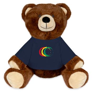 Guinea - MiniFeet® RecycelBär® Teddy Bear Brown - french navy - Front
