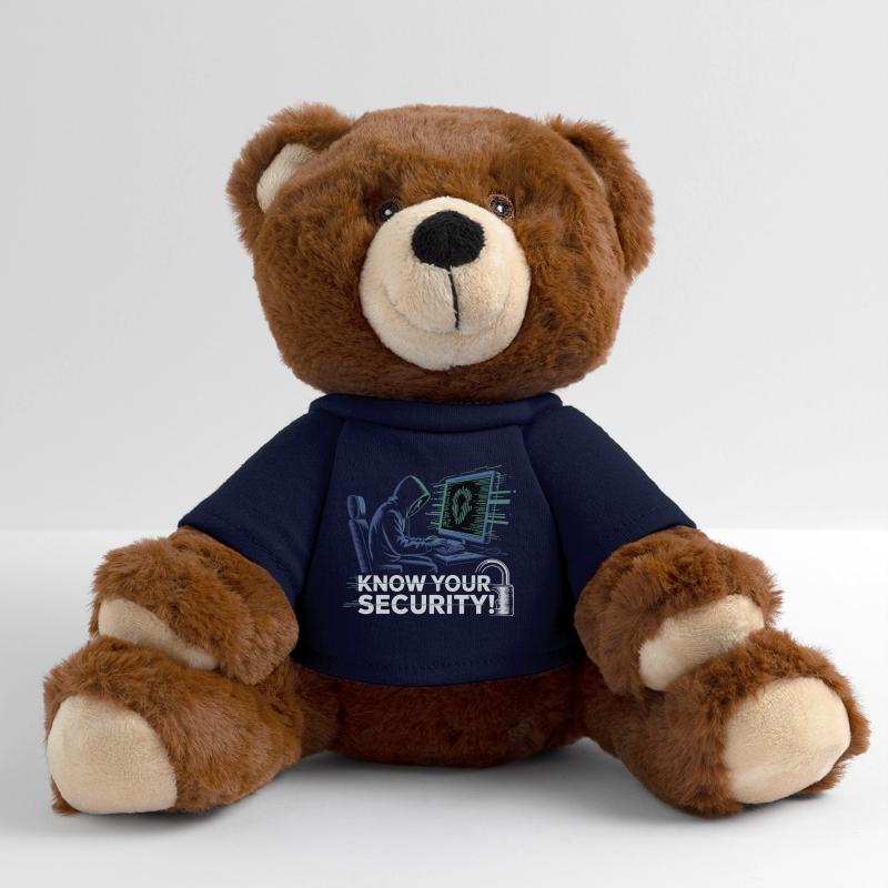 KNOW YOUR SECURITY MiniFeet® RecycelBär® Teddy Bear Brown