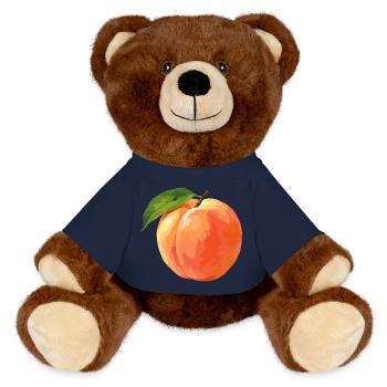 Peach - MiniFeet® RecycelBär® Teddy Bear Brown - french navy - Front