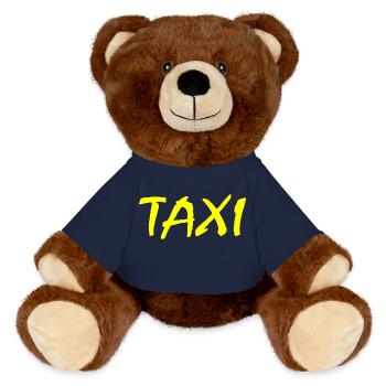 Taxi - Nounours RecycelBär® marron - bleu marine - Devant