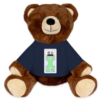 1976 Génération X Disco Fever - Nounours RecycelBär® marron - bleu marine - Devant