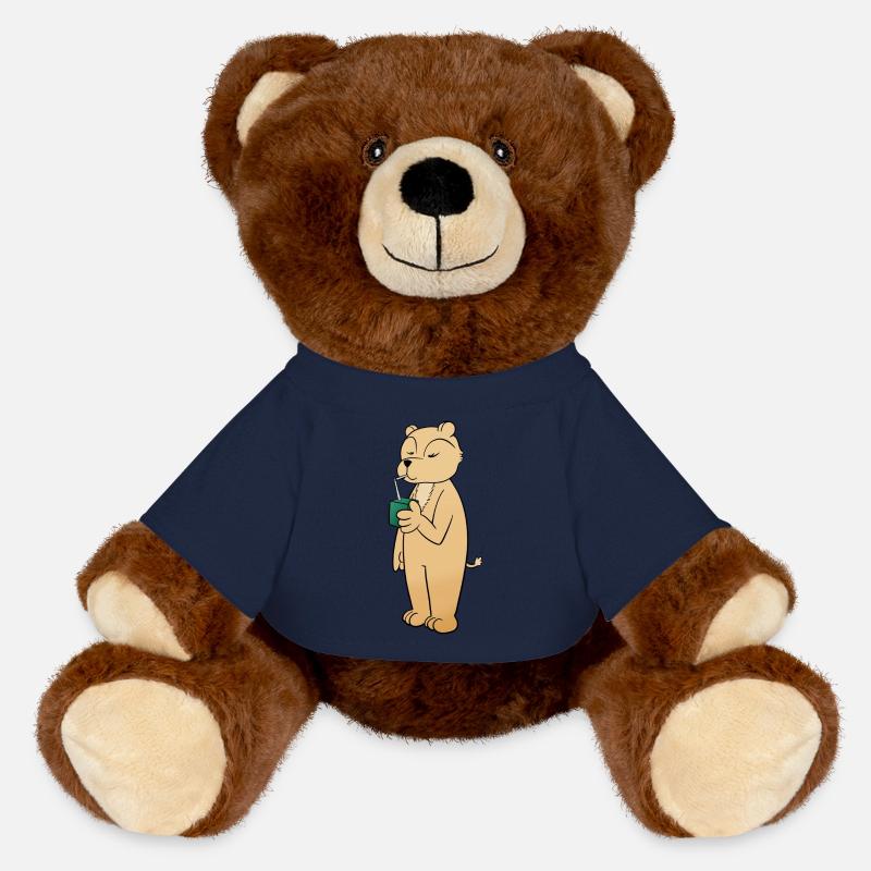 Drink packets - MiniFeet® RecycelBär® Teddy Bear Brown - french navy