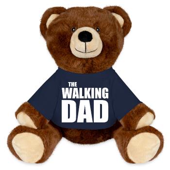 The walking dad - Nounours RecycelBär® marron - bleu marine - Devant