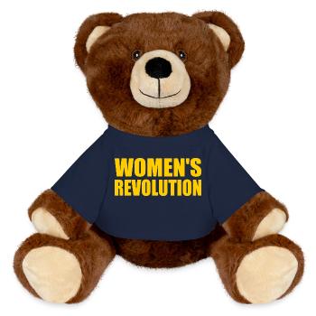 Womens revolution - Nounours RecycelBär® marron - bleu marine - Devant