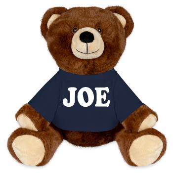 Joe - MiniFeet® RecycelBär® Braun - French Navy - Vorne