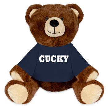 Cucky - MiniFeet® RecycelBär® Braun - French Navy - Vorne