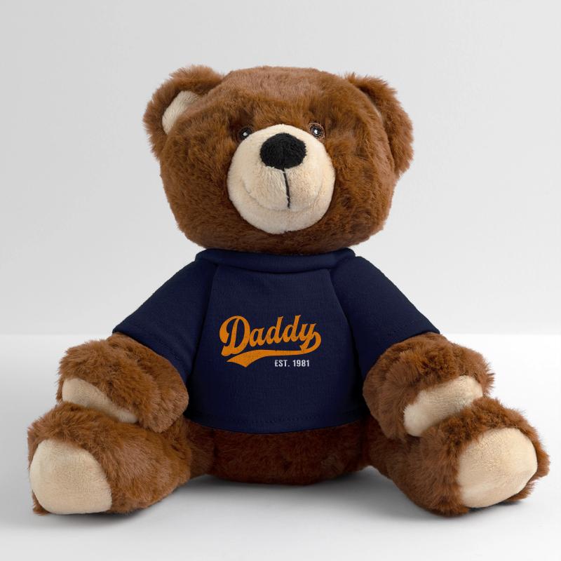 Daddy - Bester Dad Daddy Papa der Welt - est. 1981 MiniFeet® RecycelBär® Braun