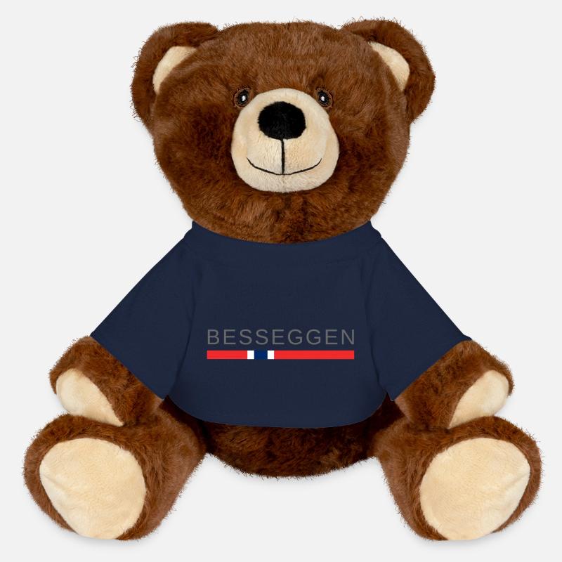 Besseggen Norwegen - MiniFeet® RecycelBär® Braun - French Navy