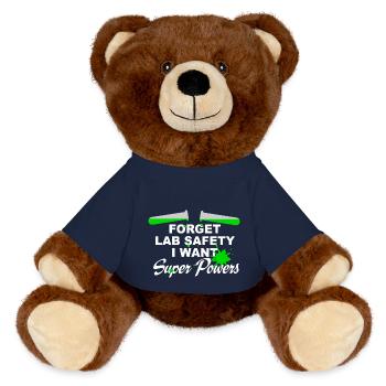 chemistry - MiniFeet® RecycelBär® Teddy Bear Brown - french navy - Front