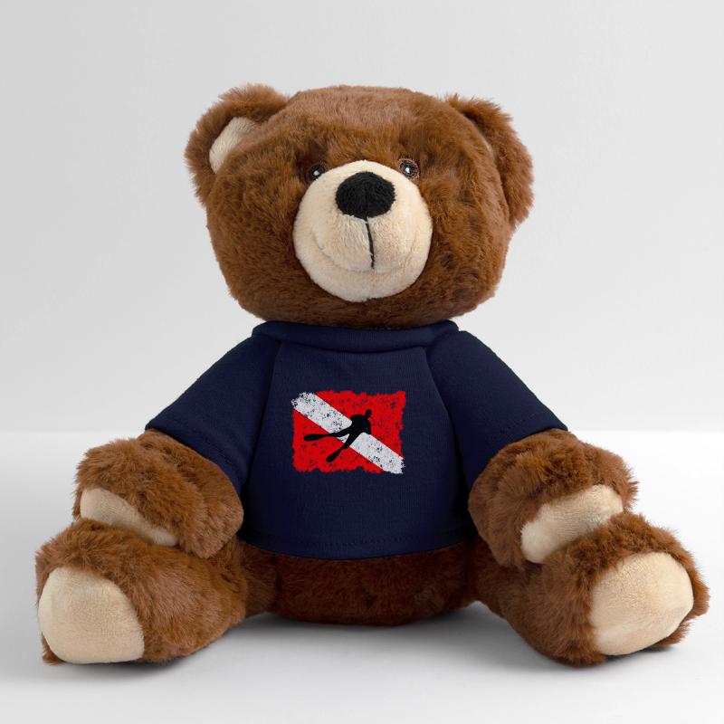 Diving flag MiniFeet® RecycelBär® Teddy Bear Brown