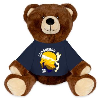 Eroberer GR20 Korsika Wandern - MiniFeet® RecycelBär® Braun - French Navy - Vorne