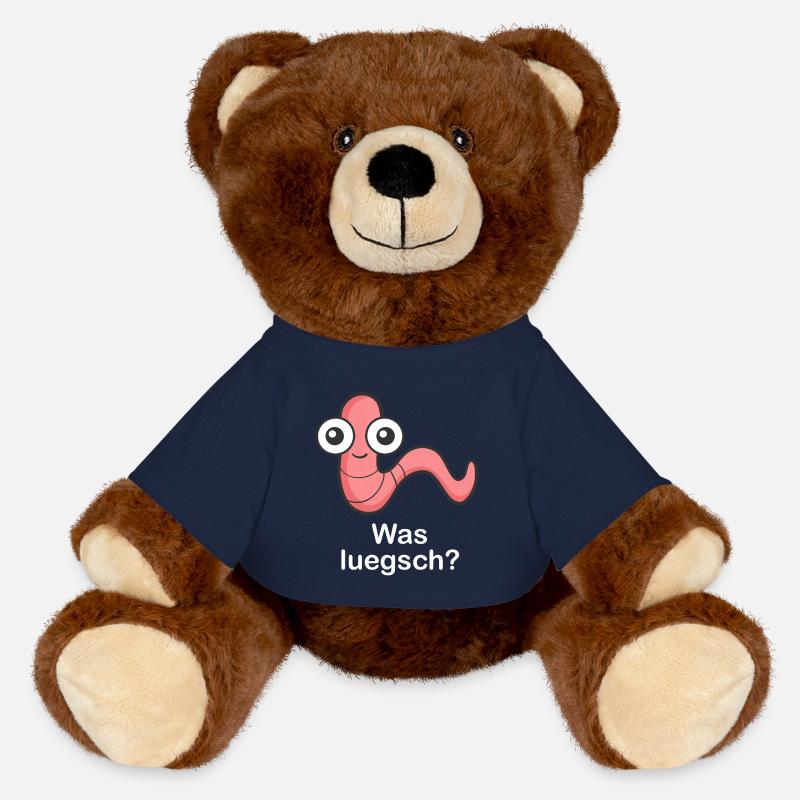 What is Luegsch? - MiniFeet® RecycelBär® Teddy Bear Brown - french navy
