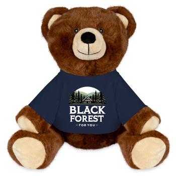 Black Forest for You - MiniFeet® RecycelBär® Braun - French Navy - Vorne