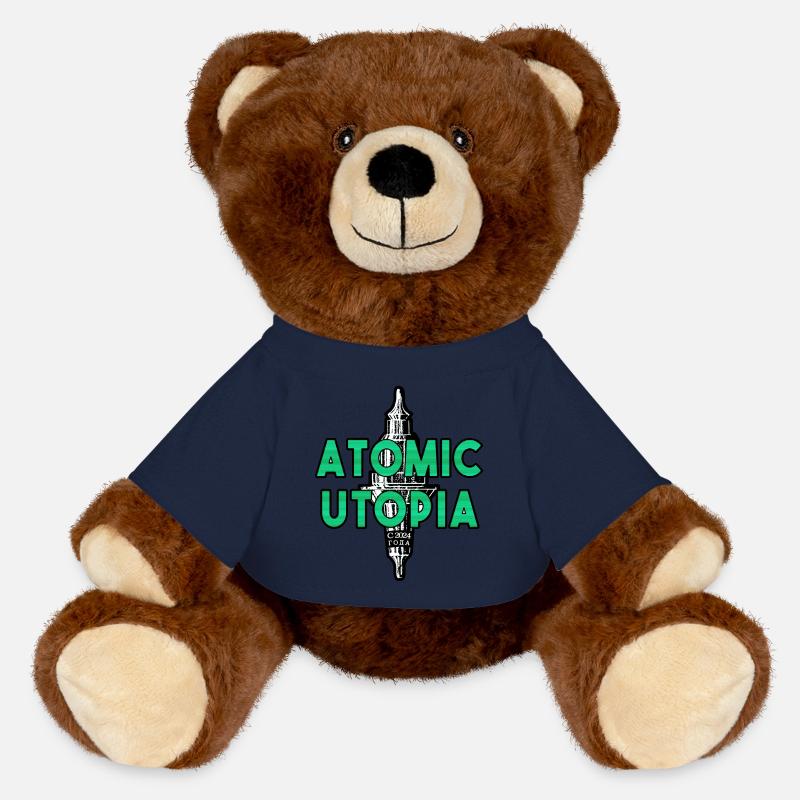 Atomic Utopia - Balance Staff - MiniFeet® RecycelBär® Teddy Bear Brown - french navy