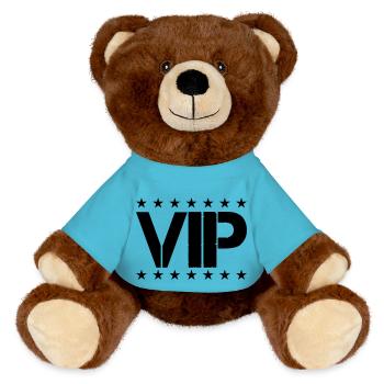 VIP - Nounours RecycelBär® marron - bleu outremer - Devant