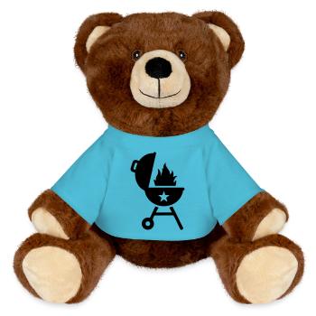 Grill - Nounours RecycelBär® marron - bleu outremer - Devant