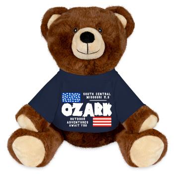 Missouri Ozark - MiniFeet® RecycelBär® Braun - French Navy - Vorne