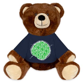 Des stratégies visionnaires offrent de la créativité architecturale - Nounours RecycelBär® marron - bleu marine - Devant