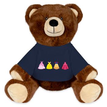Prinzessinnen-Kleider - MiniFeet® RecycelBär® Braun - French Navy - Vorne
