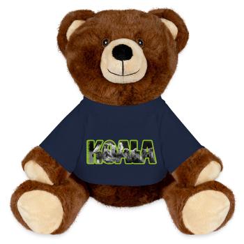 Koala - MiniFeet® RecycelBär® Braun - French Navy - Vorne