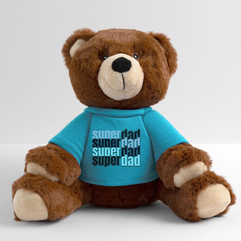 Super Dad Vater Vatertag MiniFeet® RecycelBär® Braun