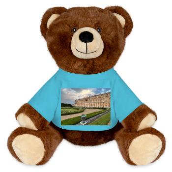 château de Versailles - Nounours RecycelBär® marron - bleu outremer - Devant