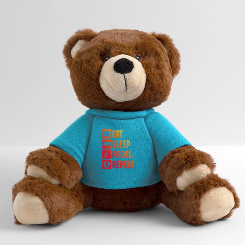 Conception compacte de padel pour les joueurs de padel Nounours RecycelBär® marron