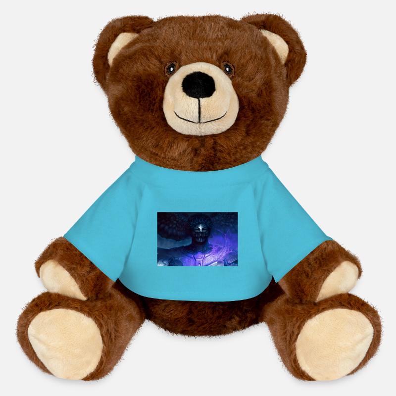 Dämon - MiniFeet® RecycelBär® Braun - Atollblau