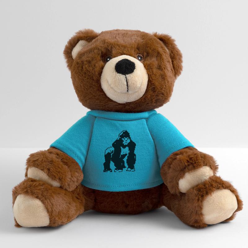Gorille PETSCII Nounours RecycelBär® marron