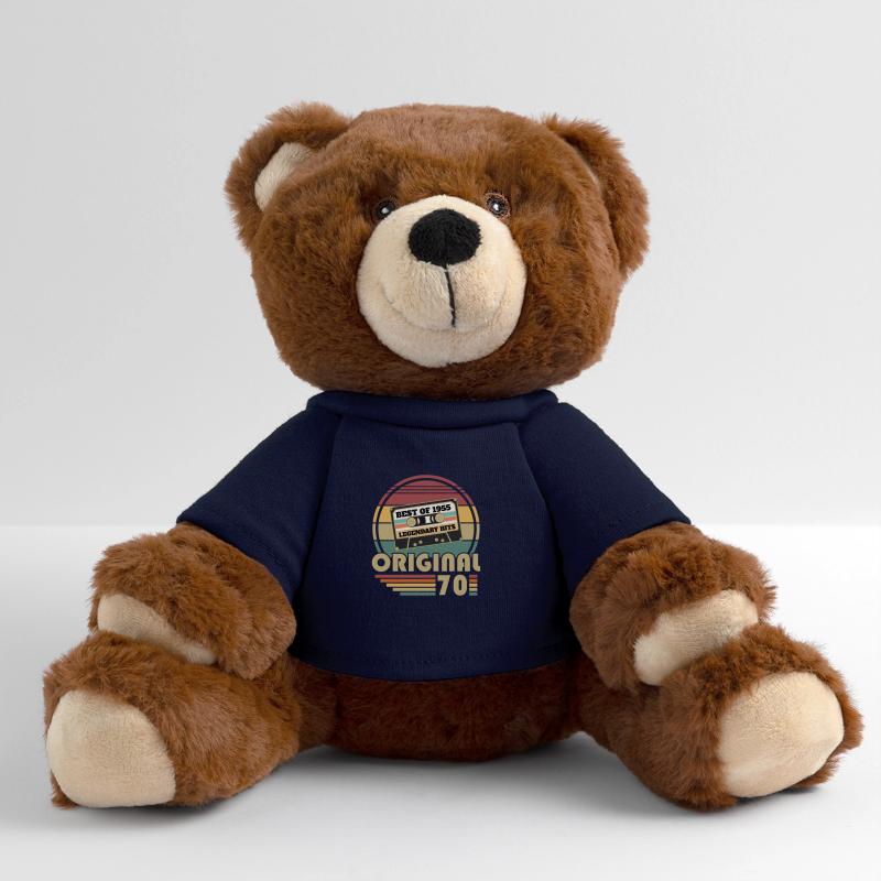 1955 Vintage Retro Geburtstagsgeschenk MiniFeet® RecycelBär® Braun