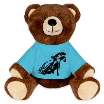 Speedway Racer - Nounours RecycelBär® marron - bleu outremer - Devant