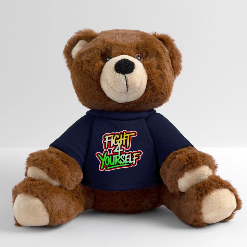 Combattez-vous à 4 vous-même Nounours RecycelBär® marron