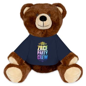 Zrce Party Crew Vacances colorées - Nounours RecycelBär® marron - bleu marine - Devant
