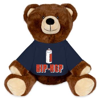 Spray Beat Culture Rythme urbain Déclaration - Nounours RecycelBär® marron - bleu marine - Devant