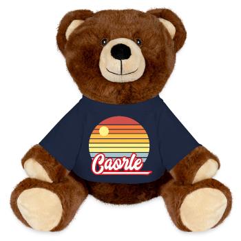 Caorle, Holiday - Nounours RecycelBär® marron - bleu marine - Devant