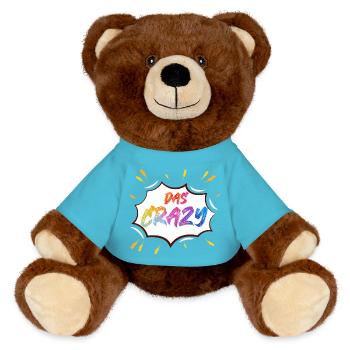La folle couleur bang - Nounours RecycelBär® marron - bleu outremer - Devant