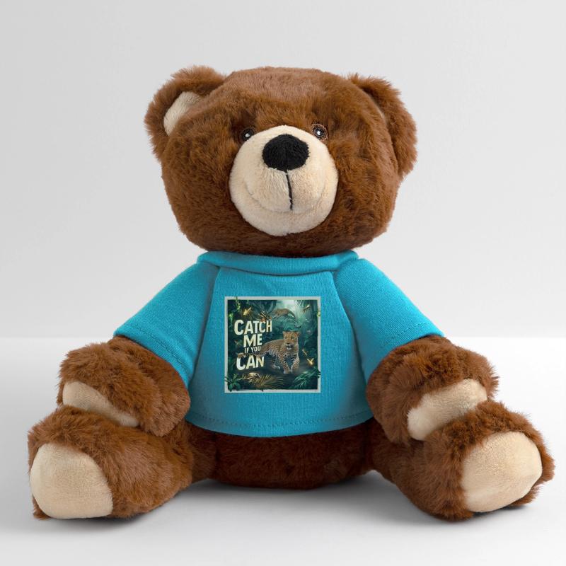 Saut du léopard de la jungle Nounours RecycelBär® marron