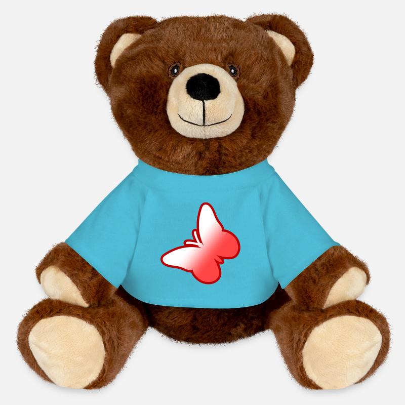 Papillon - Nounours RecycelBär® marron - bleu outremer