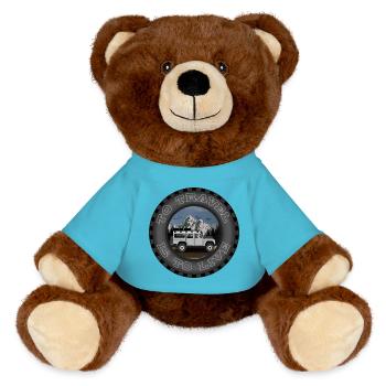 VOYAGER, C’EST VIVRE - Nounours RecycelBär® marron - bleu outremer - Devant