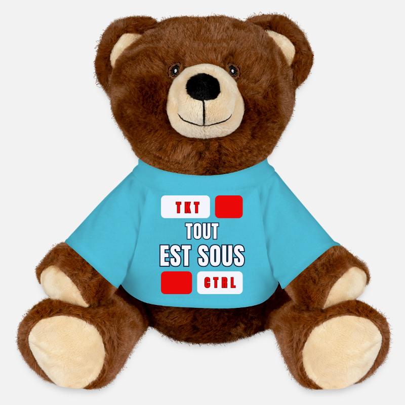 THAI - MiniFeet® RecycelBär® Teddy Bear Brown - atoll blue