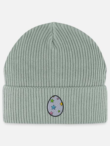 Easteregg - Stanley/Stella Unisex Bio FISHERMAN BEANIE - Helles Graugrün