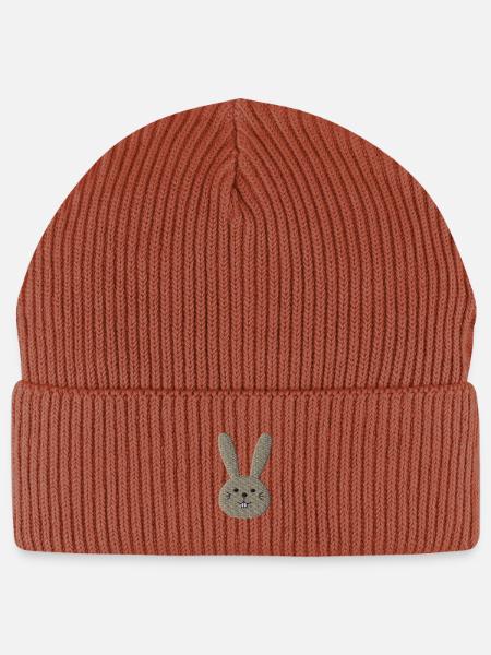 Rabbit - Stanley/Stella Unisex Bio FISHERMAN BEANIE - Terrakotta