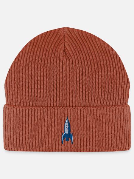 Rakete - Stanley/Stella Unisex Bio FISHERMAN BEANIE - Terrakotta